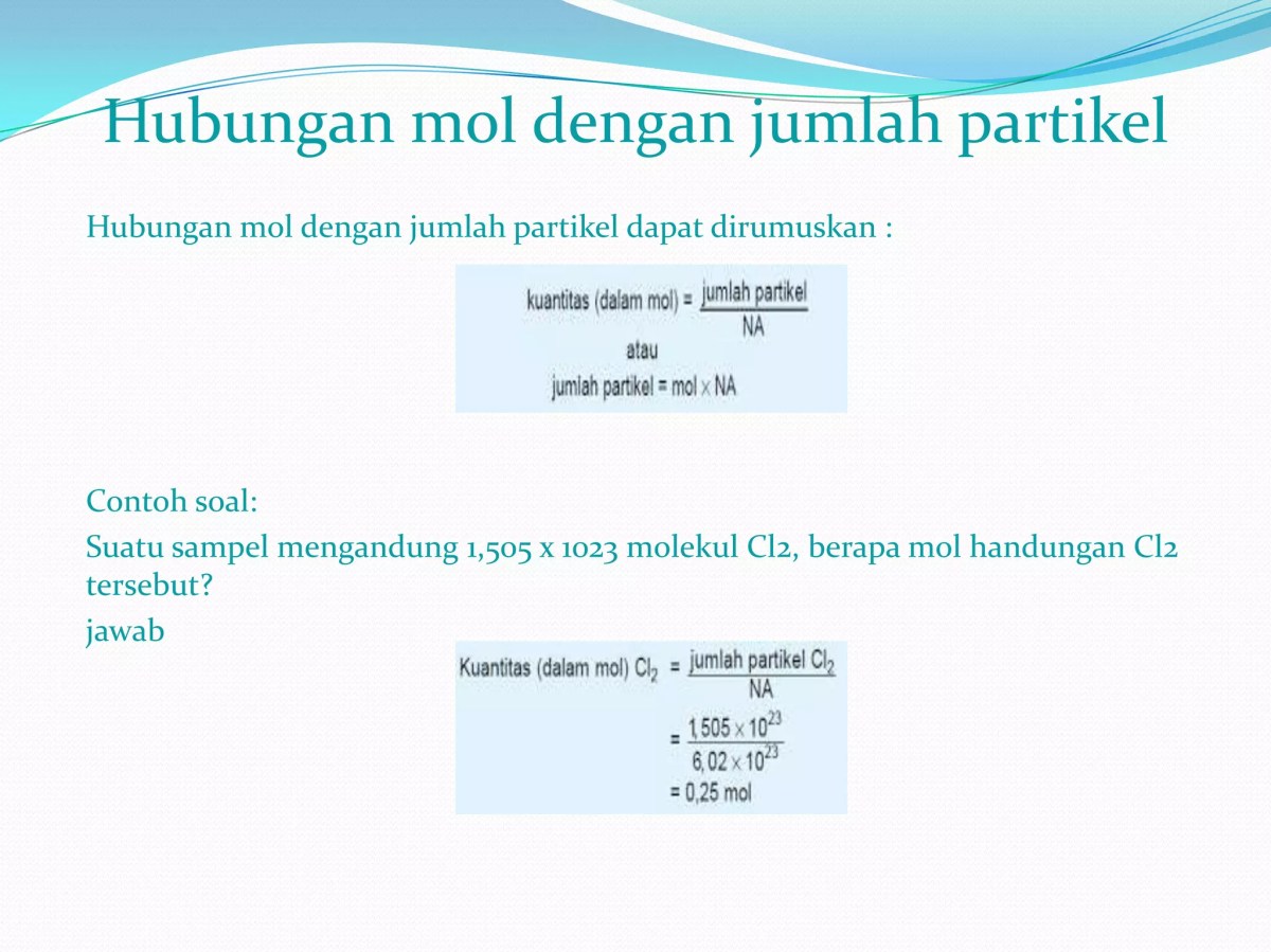 Jumlah Partikel pada Mol O₂