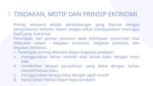 Definisi Konsep dan Takrifan Kegiatan Ekonomi