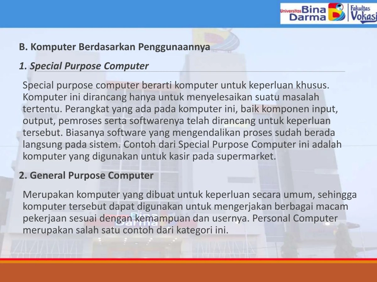 Contoh Special Purpose Computer: mesin kasir