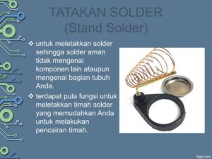 Komponen pertama yang disolder