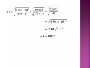 Menghitung frekuensi bandul dan konstanta pegas dari data eksperimen