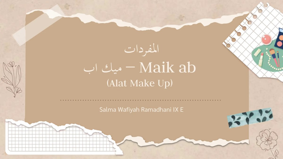 Contoh Teks Bahasa Arab Mudah Dipahami Beserta Mufrodat