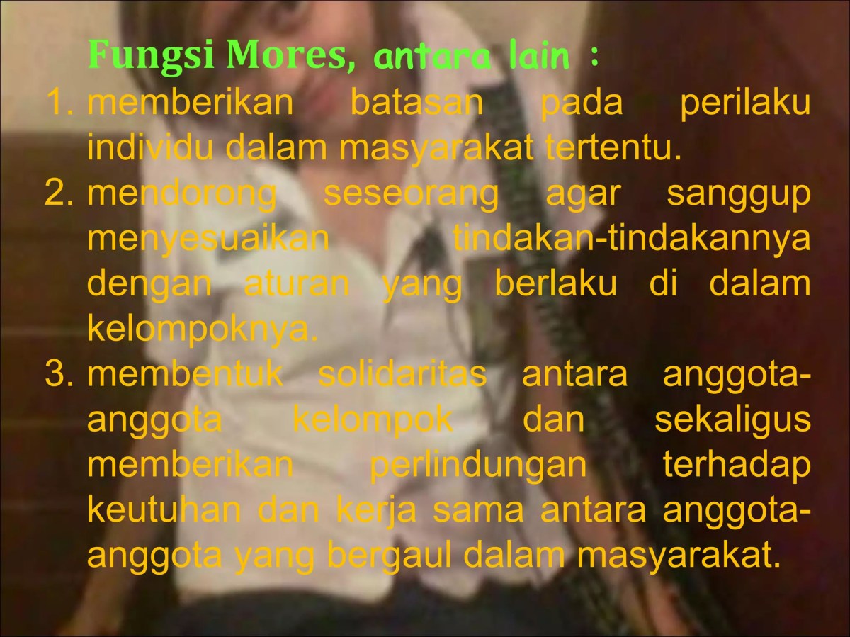 Sikap Sopan Ibu Fatimah sebagai Norma Sosial