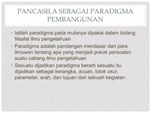 Pengertian peran sebagai paradigma pembangunan