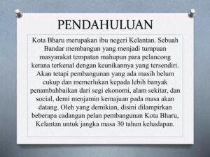Cadangan usaha meningkatkan pendapatan penduduk Kampung Tapang, Kota Bharu, Kelantan