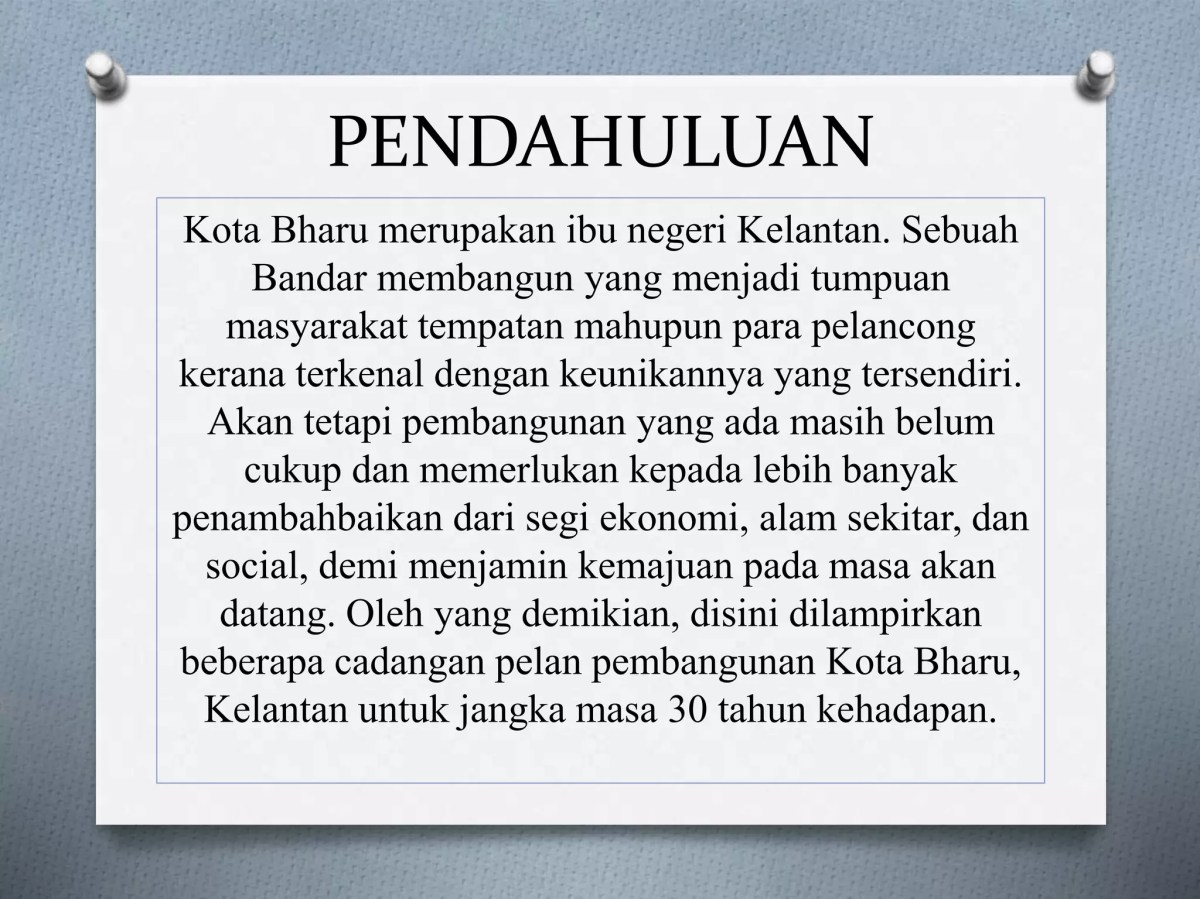 Cadangan usaha meningkatkan pendapatan penduduk Kampung Tapang, Kota Bharu, Kelantan