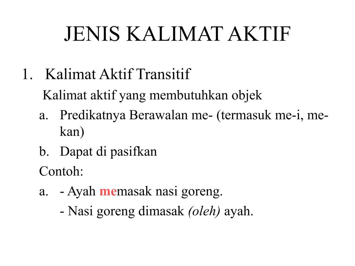 Bentuk Pasif Kalimat Ibu Membelikan Adik Baju dan Tas Baru