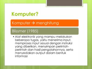 Klasifikasi Komputer Berdasarkan Kriteria, Kecuali Harga Produksi