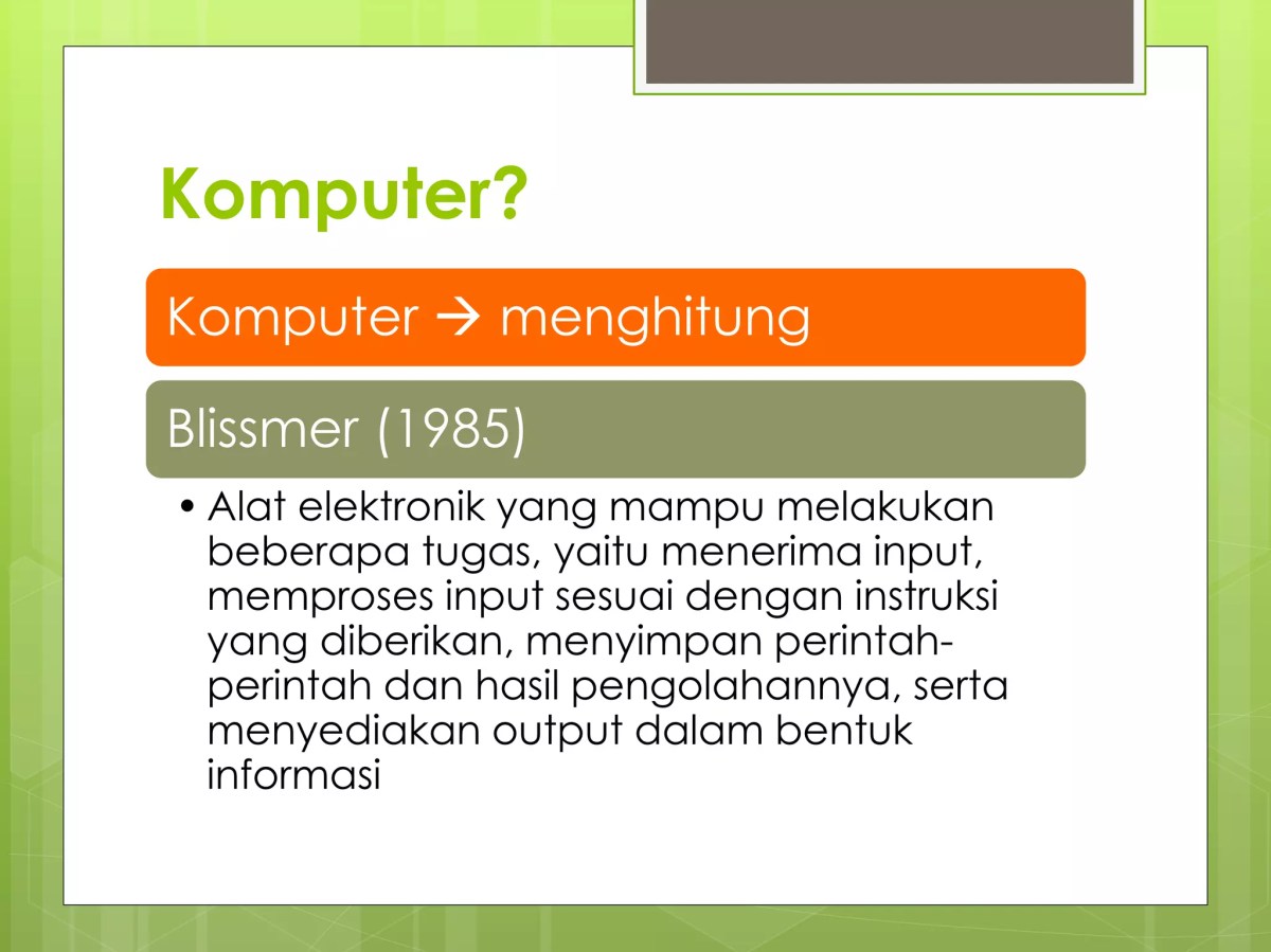 Klasifikasi Komputer Berdasarkan Kriteria, Kecuali Harga Produksi