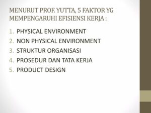 Faktor Pendukung Administrasi Perkantoran