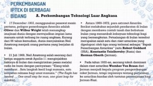 Jenis IPTEK Luar Angkasa