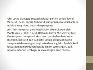 Teori yang dikemukakan oleh Montesquieu