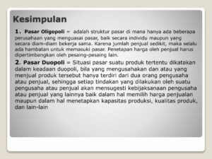 Pengertian Pasar Duopoli dan Contoh‑contohnya