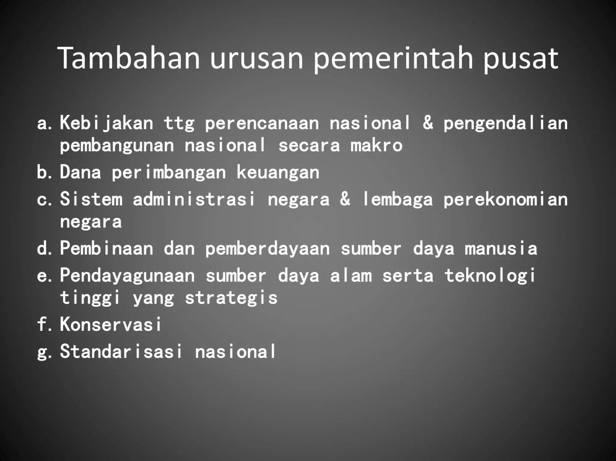 10 Kementerian Penanganan Urusan Pemerintahan dalam UUD 1945