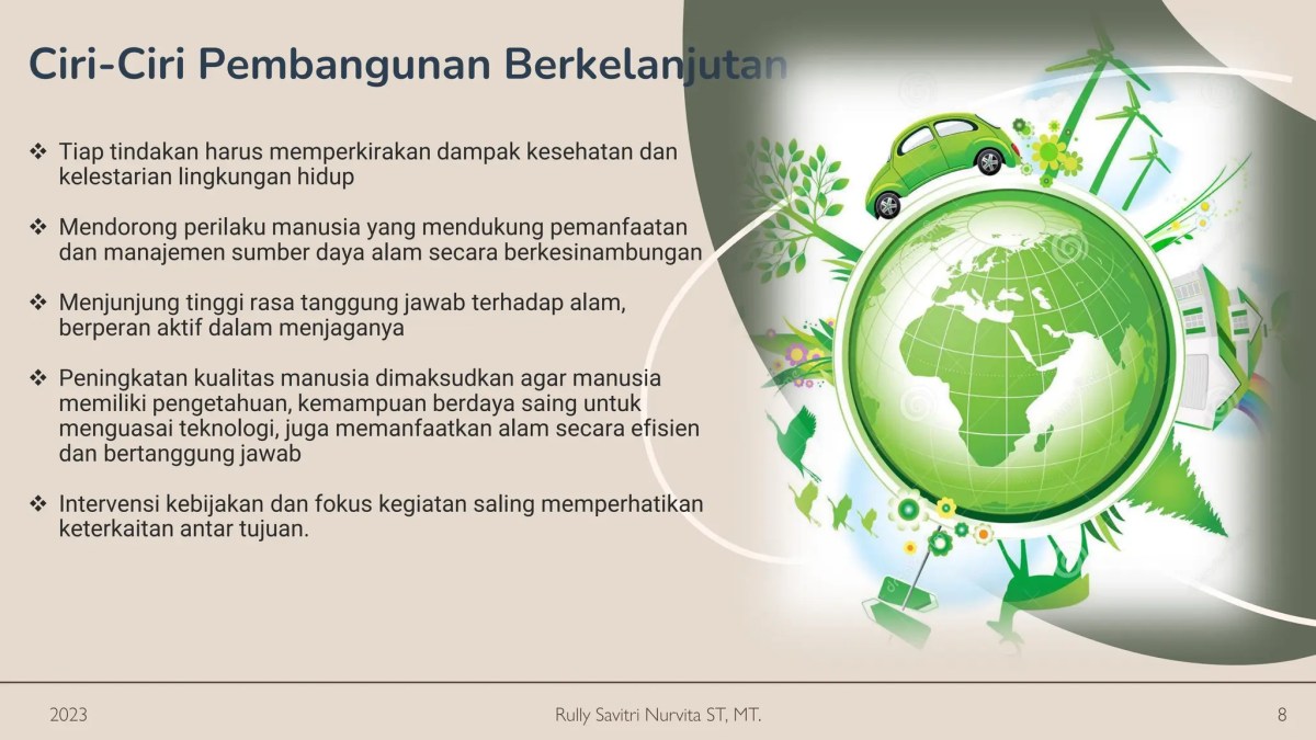 Prinsip Ekoefisien dalam Pemanfaatan Lingkungan untuk Pembangunan Berkelanjutan