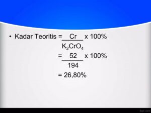 Peran K₂Cr₂O₇ dalam Standardisasi Na₂S₂O₃