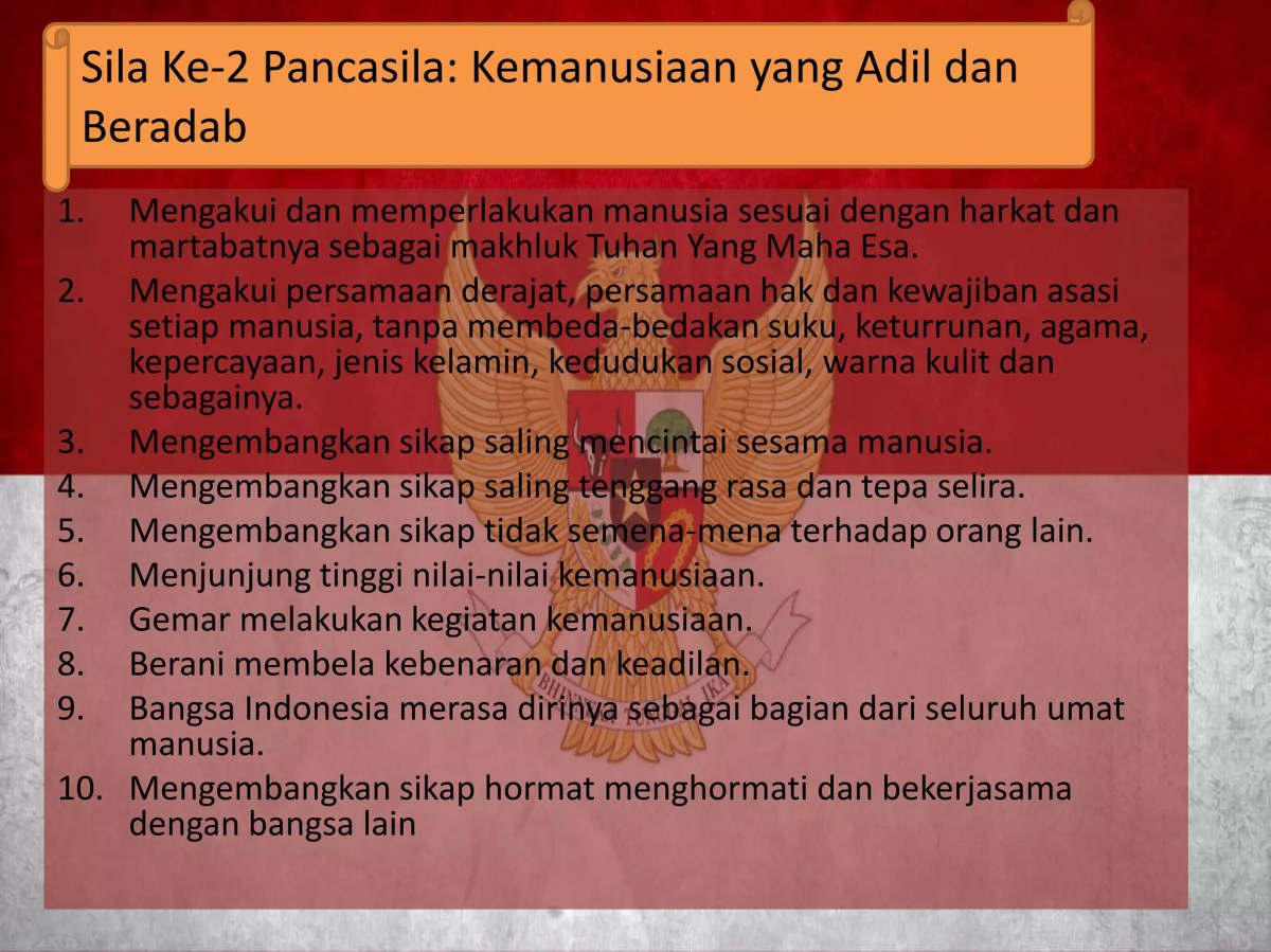 Syarat Nilai Nasional dan Kepatuhan Pancasila