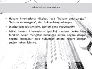 Penyebab Kelemahan Hukum Internasional