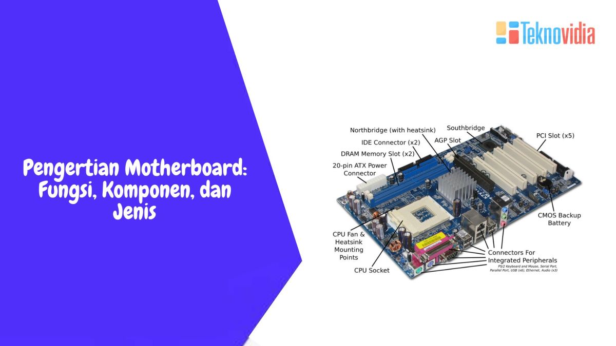 Pengertian Motherboard dan Fungsinya