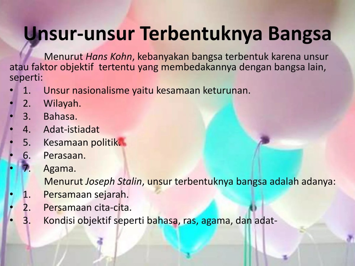 Sebutkan dan jelaskan unsur‑unsur negara