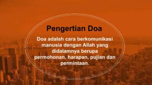 Pengertian Doa