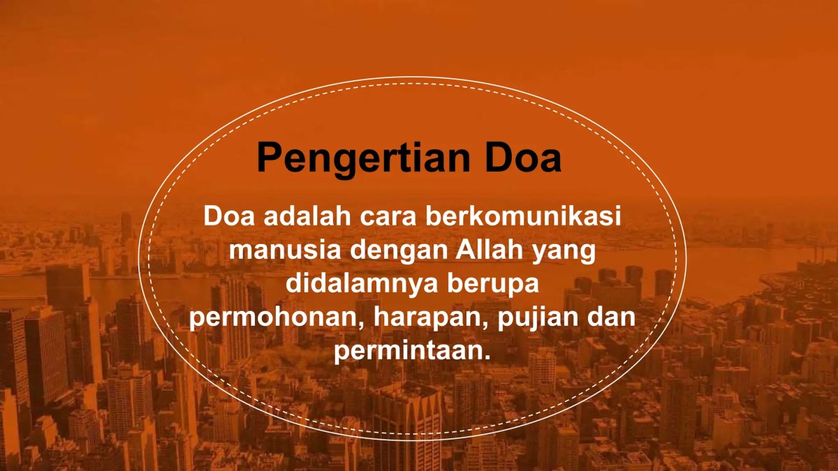 Pengertian Doa