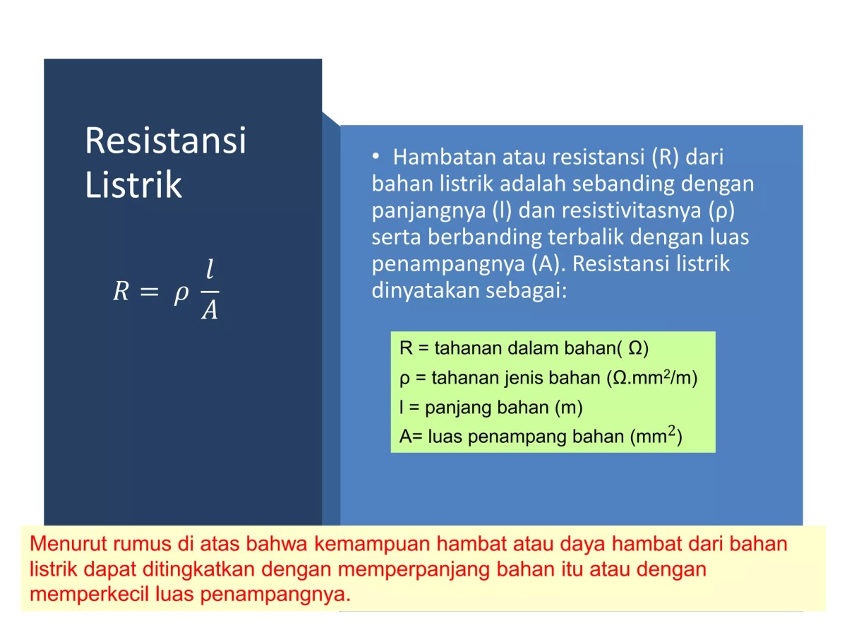 Hitung arus pada penghantar 12 V dengan hambatan 4 Ω
