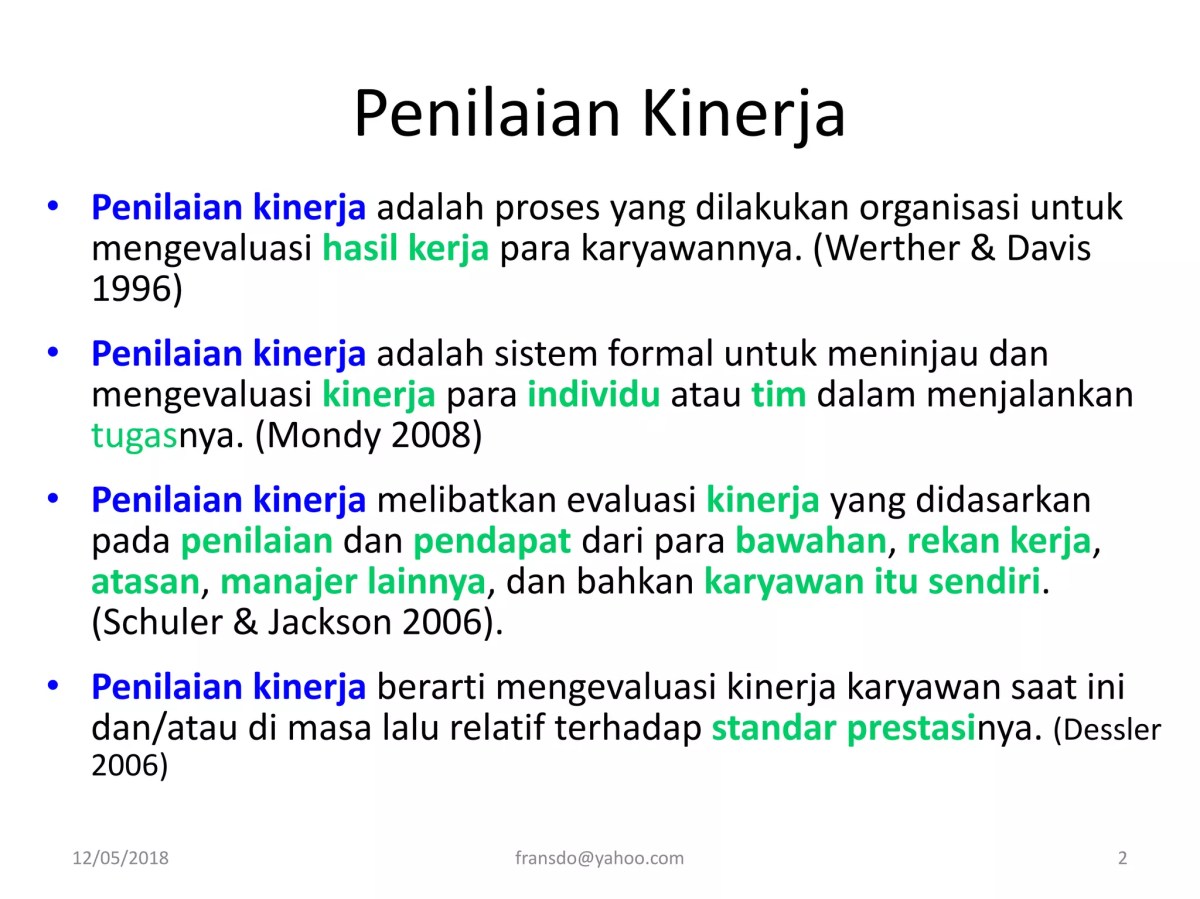 Solusi Pimpinan Menghadapi Penilaian Kinerja Mengecewakanaryawan