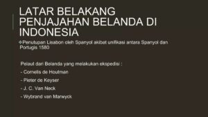 Indonesia Dijajah Belanda Sejak Tahun