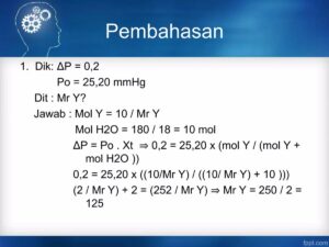 Senyawa dengan Tekanan Uap Paling Rendah