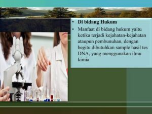 Contoh Peran Kimia dalam Kedokteran