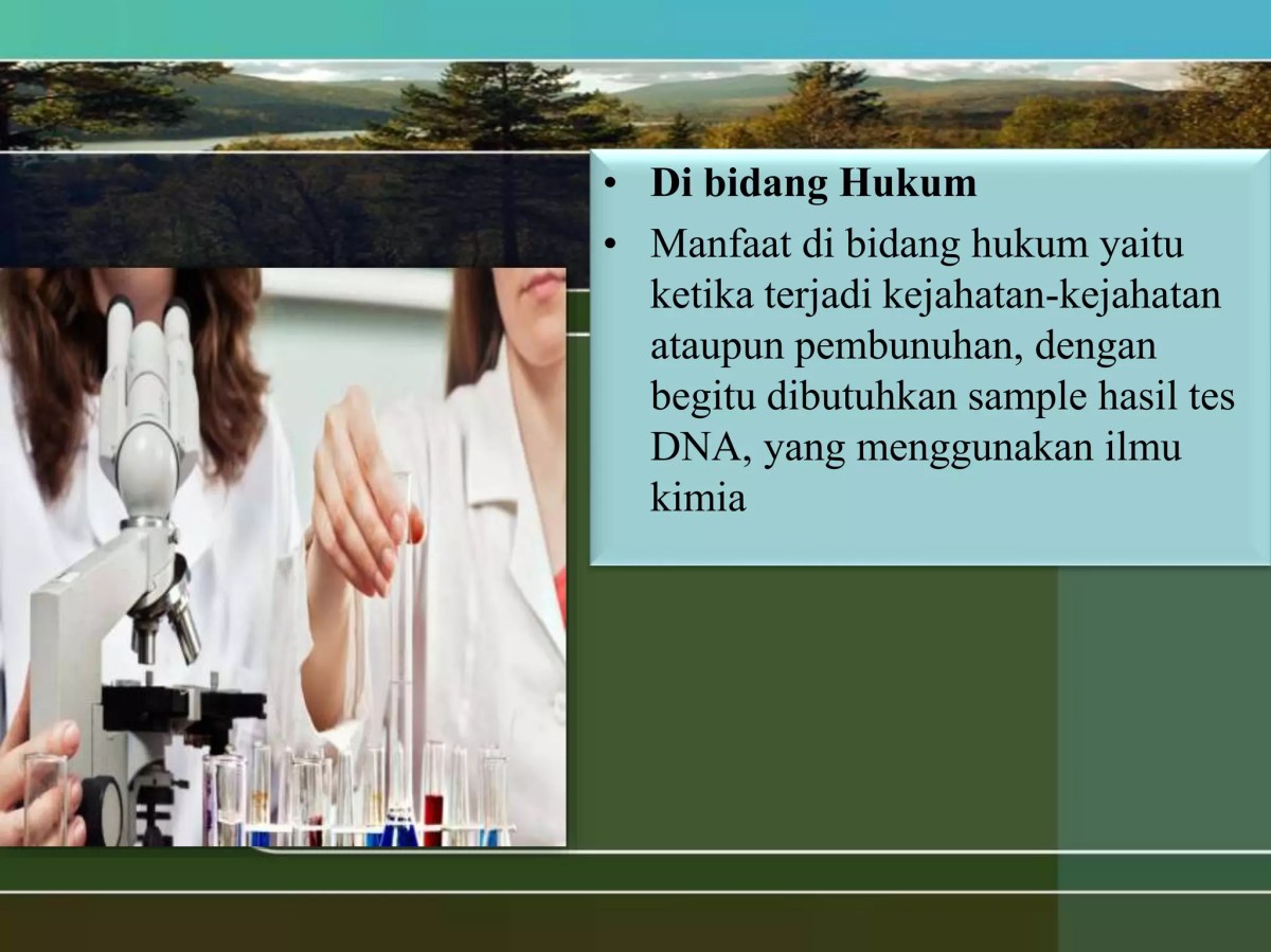 Contoh Peran Kimia dalam Kedokteran