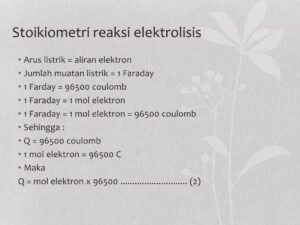 Hitung Jumlah Ion Besi(III) dari Elektrolisis 40 A selama 10 jam