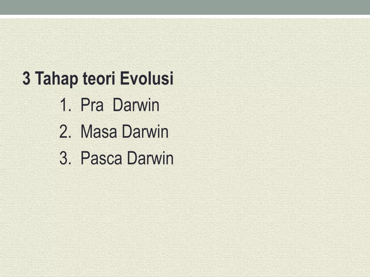 Tahapan Evolusi Manusia Kedua Menurut Teori Evolusi
