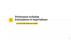 Respons Bangsa Terhadap Imperialisme dan Kolonialisme