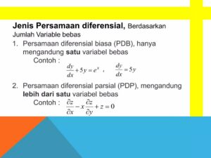 Persamaan Diferensial X(y‑3) dy/dx = 4