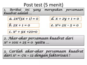 Carilah akar-akar persamaan kuadrat berikut dengan menggunakan faktorisasi. 2x^2 + 5x + 2 = 0