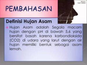 Jenis Asam Umum dalam Hujan Asam