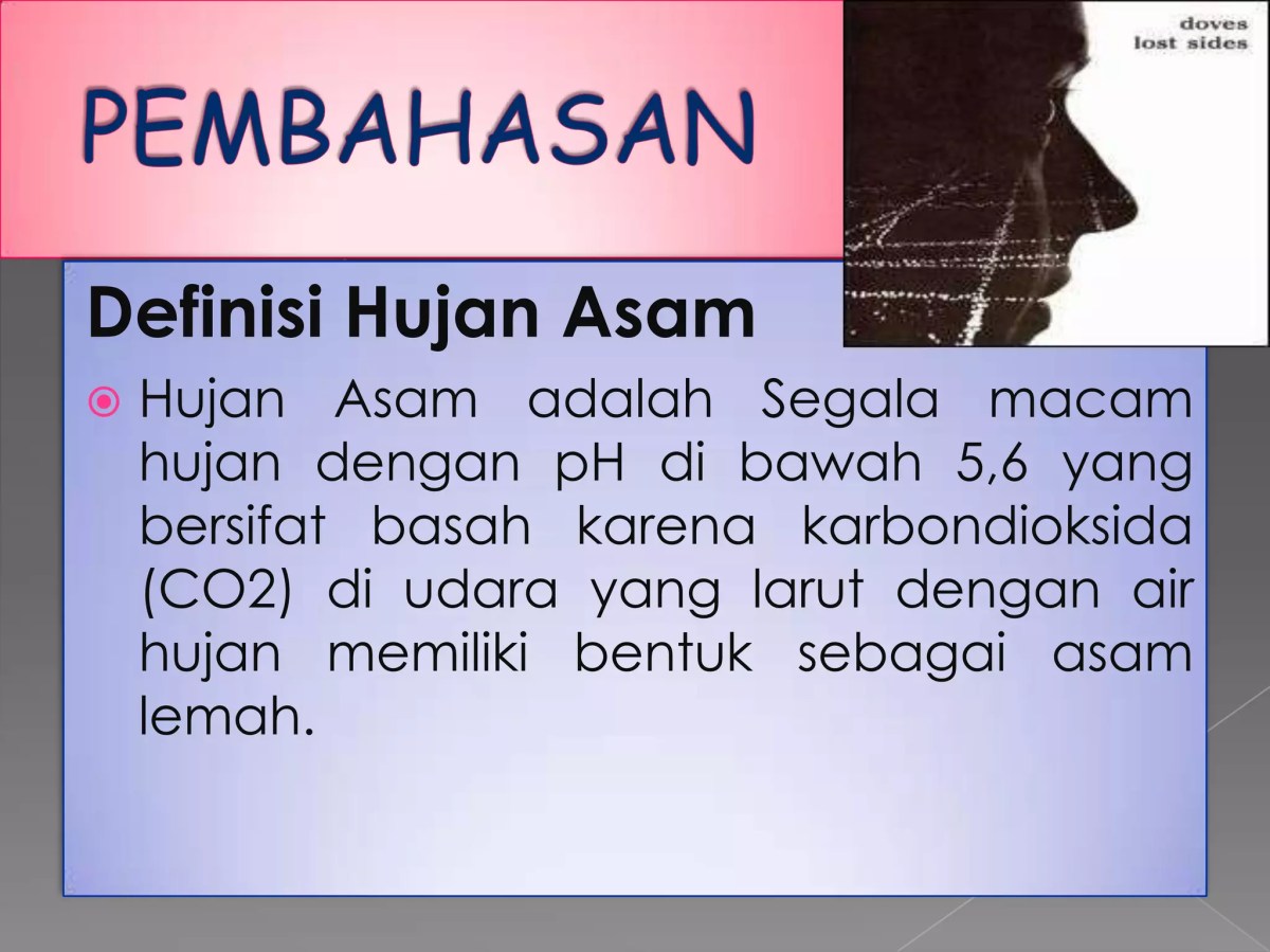 Jenis Asam Umum dalam Hujan Asam