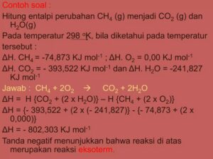 Hitung perubahan entalpi reaksi C2H2 + H2 → C2H6