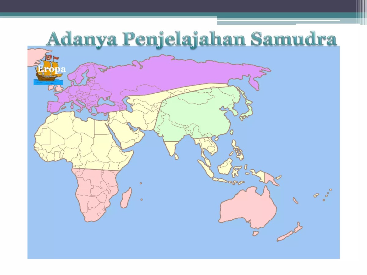 Dampak Pelayaran Barat terhadap Pola Pelayaran Masyarakat Pribumi Nusantara