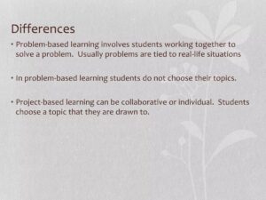 Perbedaan Problem‑Based Learning dan Project‑Based Learning