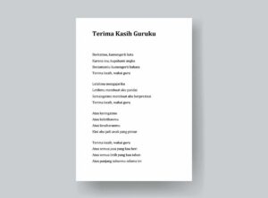 Kesatuan Baris dalam Puisi: Stanza