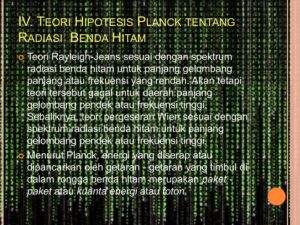 Teori Kuum Planck dan Radiasi Benda