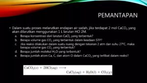 Berapa hasil dari blok CaC2O4