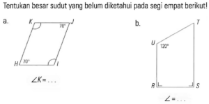 Sudut Besar 1/4 Kali Penyikuannya