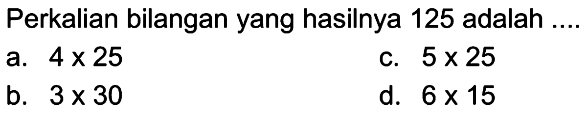 Perkalian 125⅓ dengan 5½