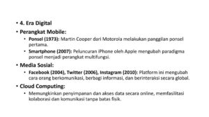 Era Awal Manusia Mengenal Teknologi Informasi dan Komunikasi