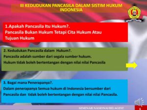 Konsekuensi Pancasila sebagai Sumber Hukum di Indonesia