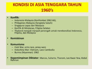 Faktor politik dan aspek lain dalam pembentukan ASEAN